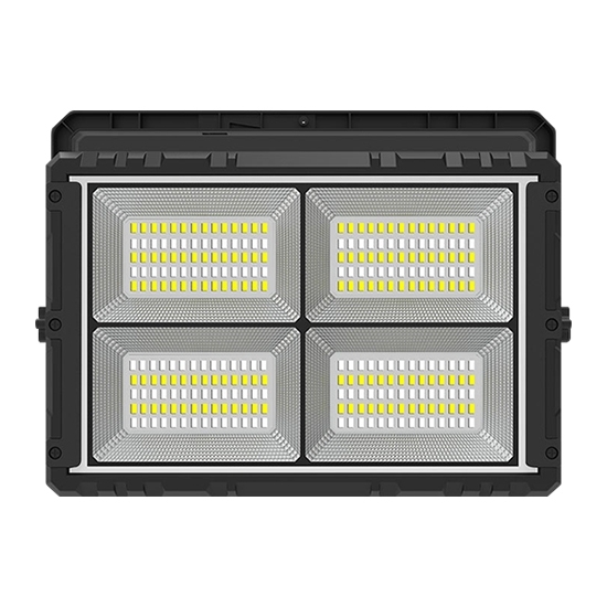 400W Stepless Dimming High Powered Solar Flood Lights, 14000mAh