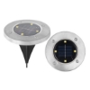 Outdoor 4 LED Solar In-ground Light, 4 Packs