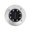 Outdoor 8 LED Solar In-ground Light, 4 Packs