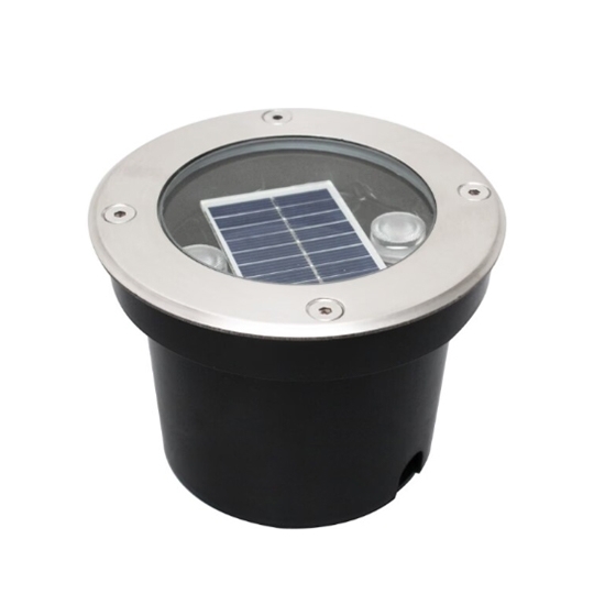 Outdoor 2 LED Solar in-Ground Light with Remote Control