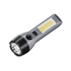 LCD Screen Solar Flashlight with Side Lamp