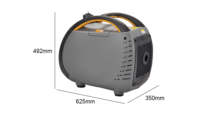 2400W inverter generator dimension