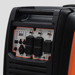 3500W portable inverter generator control panel