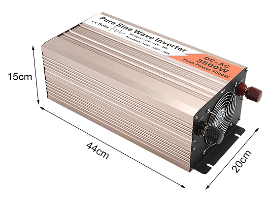 3500W pure sine wave inverter dimension