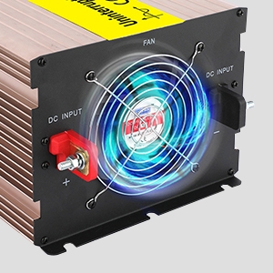 5000W pure sine wave ups inverter intelligent cooling fan