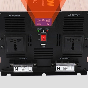 5000W pure sine wave inverter one touch switch