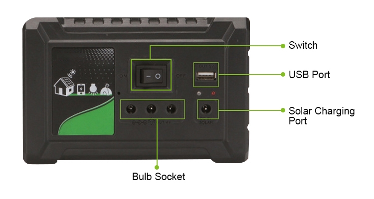 50W solar flood light instructions