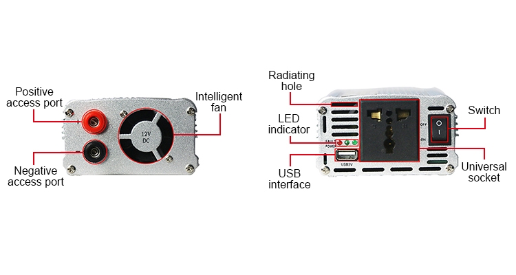 600W car power inverter introductions