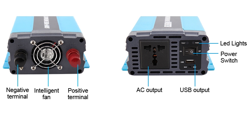 700W pure sine wave inverter structure