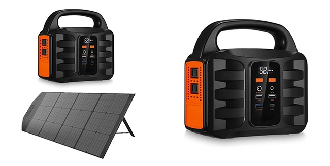 100W portable solar generator