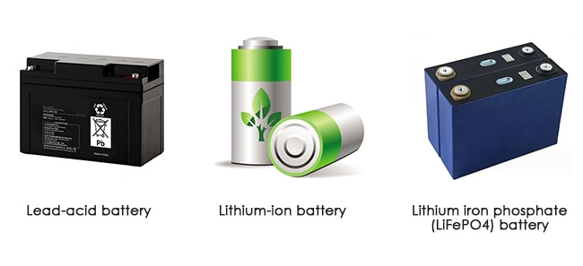 3 kinds of battery