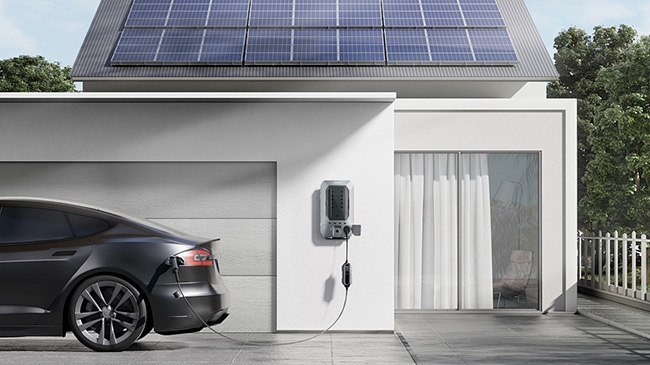 Cars charged with photovoltaics