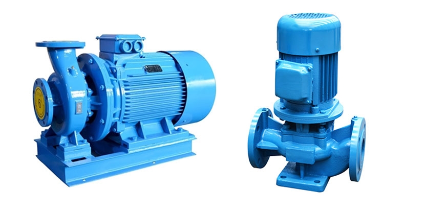 Horizontal and vertical centrifugal pump