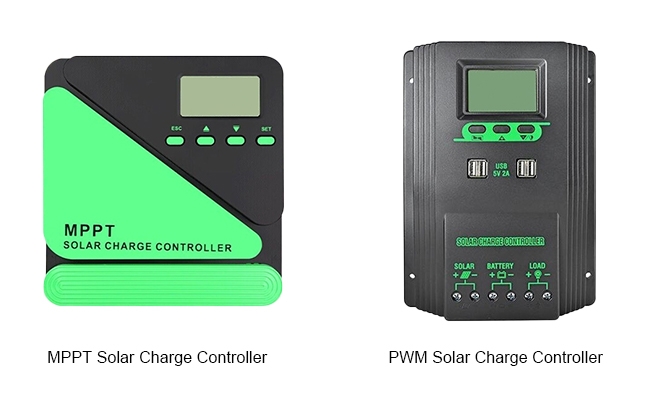 MPPT and PWM solar charge controller