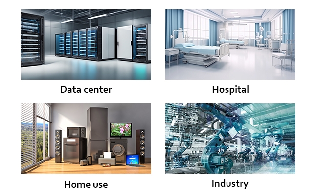 Pure sine wave ups inverter application area