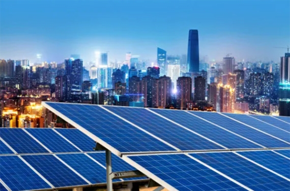 Solar energy and city