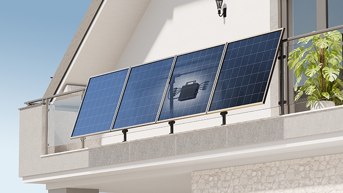 Solar inverters in dwellings