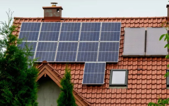 Solar panel for house
