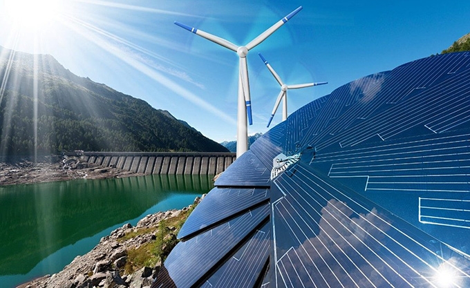 Solar technology and wind-hydro energy