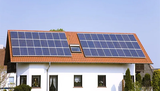 Use of solar panels in residential homes