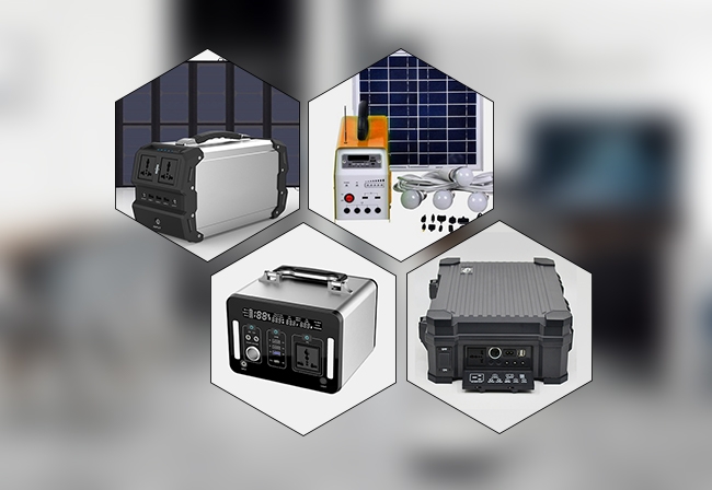 Various portable solar generators