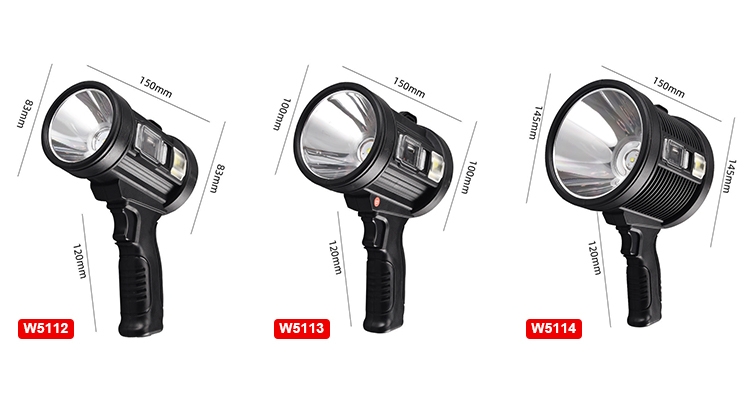 Hairdryer-shaped solar energy flashlight dimensions